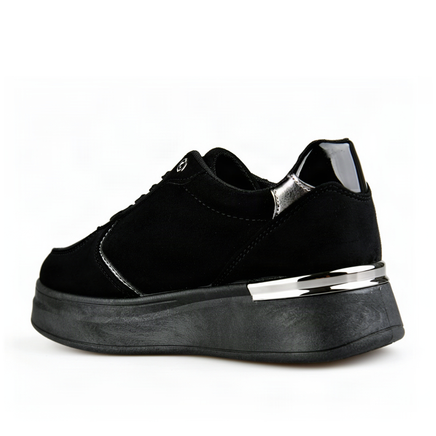 adidași damă textil/piele ecologică negru 0163359