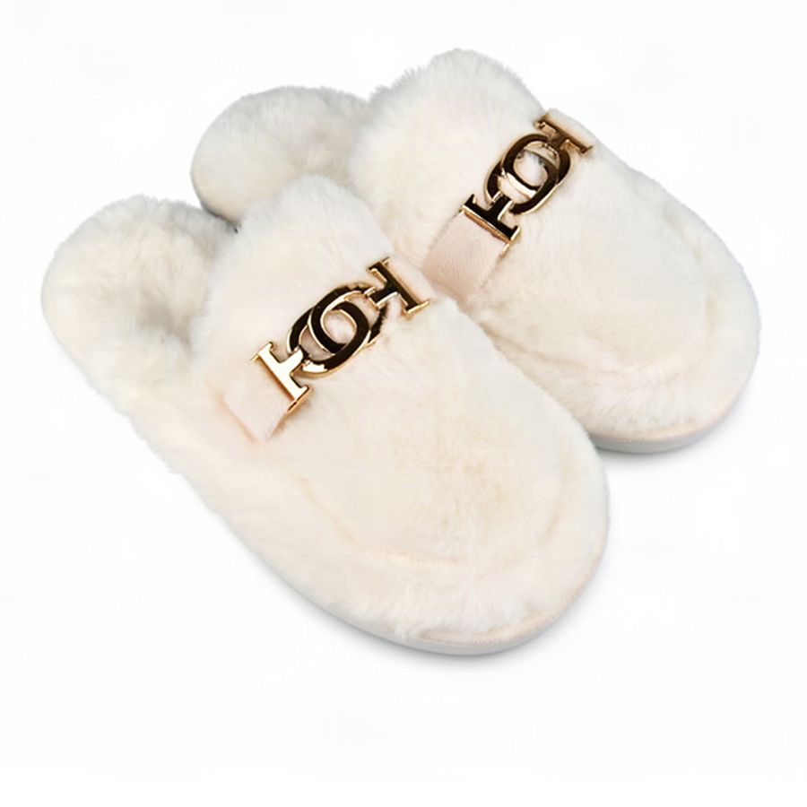 lady's slippers textiles white 0162080