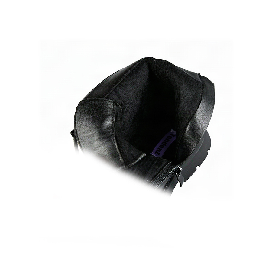 botine copii piele ecologică negru 0162536