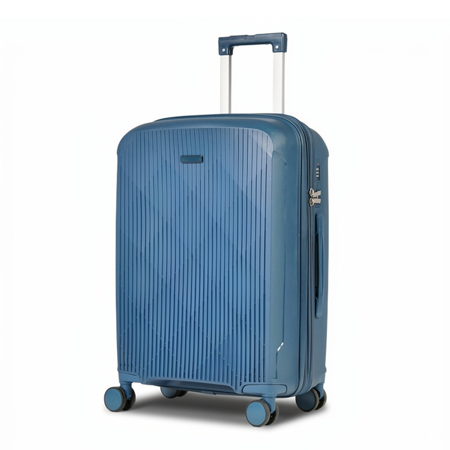 medium suitcase polypropylene tŭmno sin dark blue 0161572