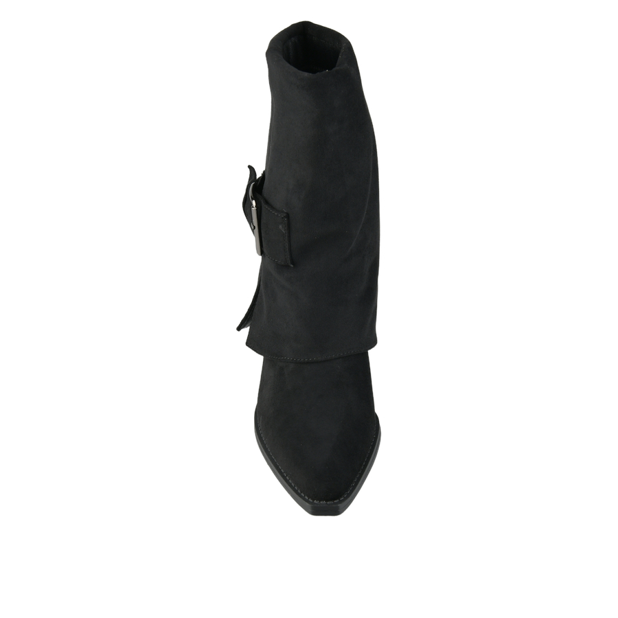 botine damă textil negru 0162446