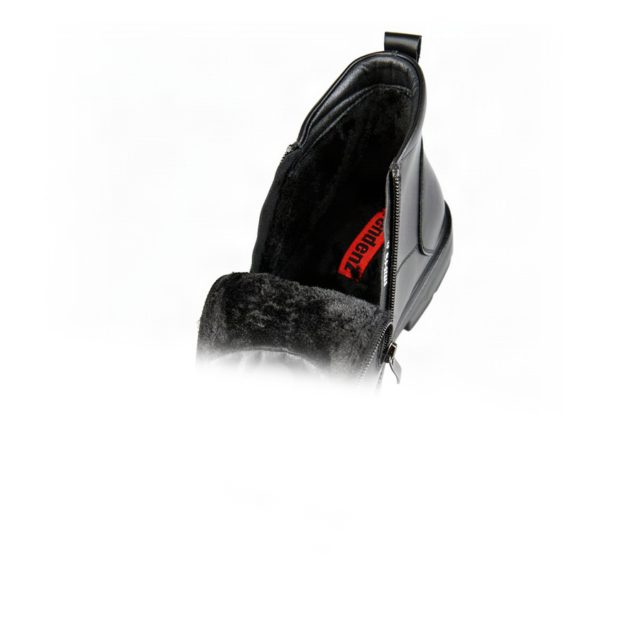 botine bărbați piele naturală negru 0162139
