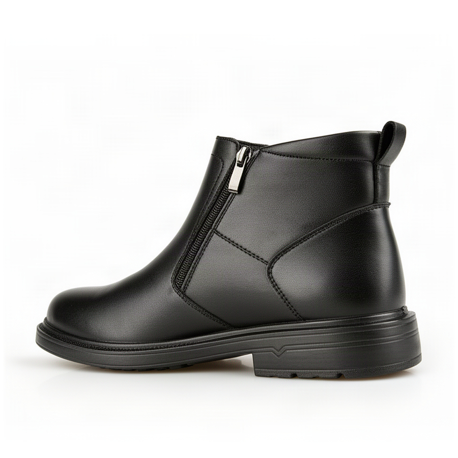 botine bărbați piele naturală negru 0162139
