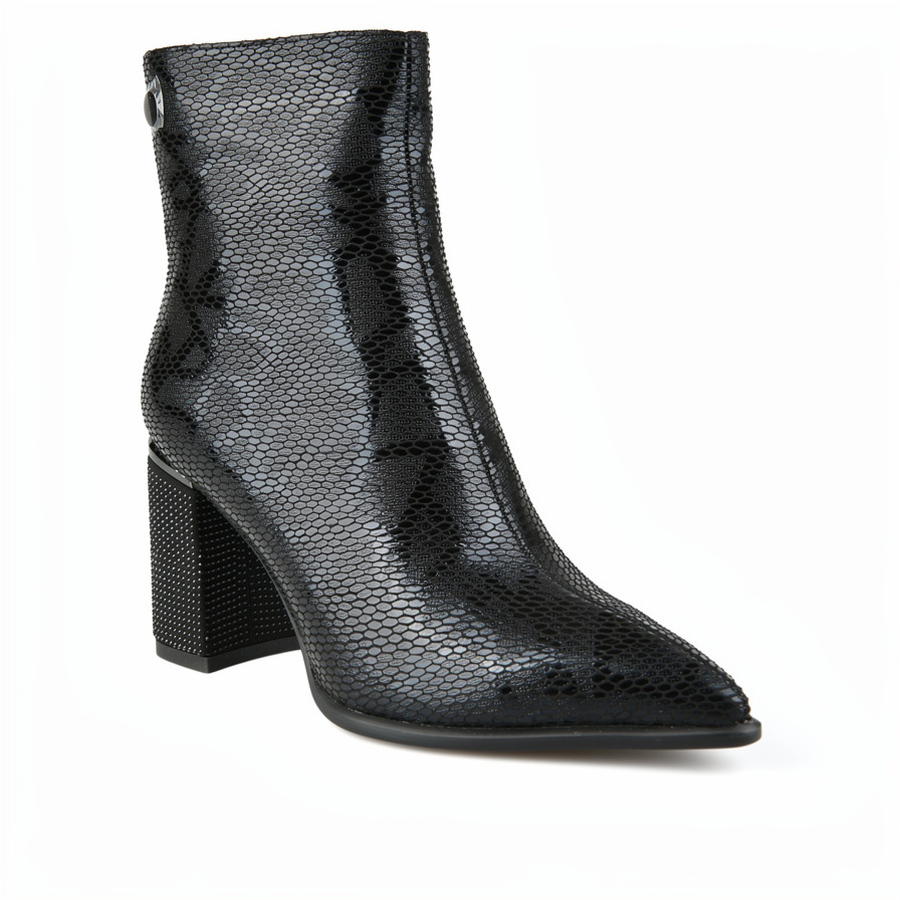botine damă piele ecologică negru 0162064