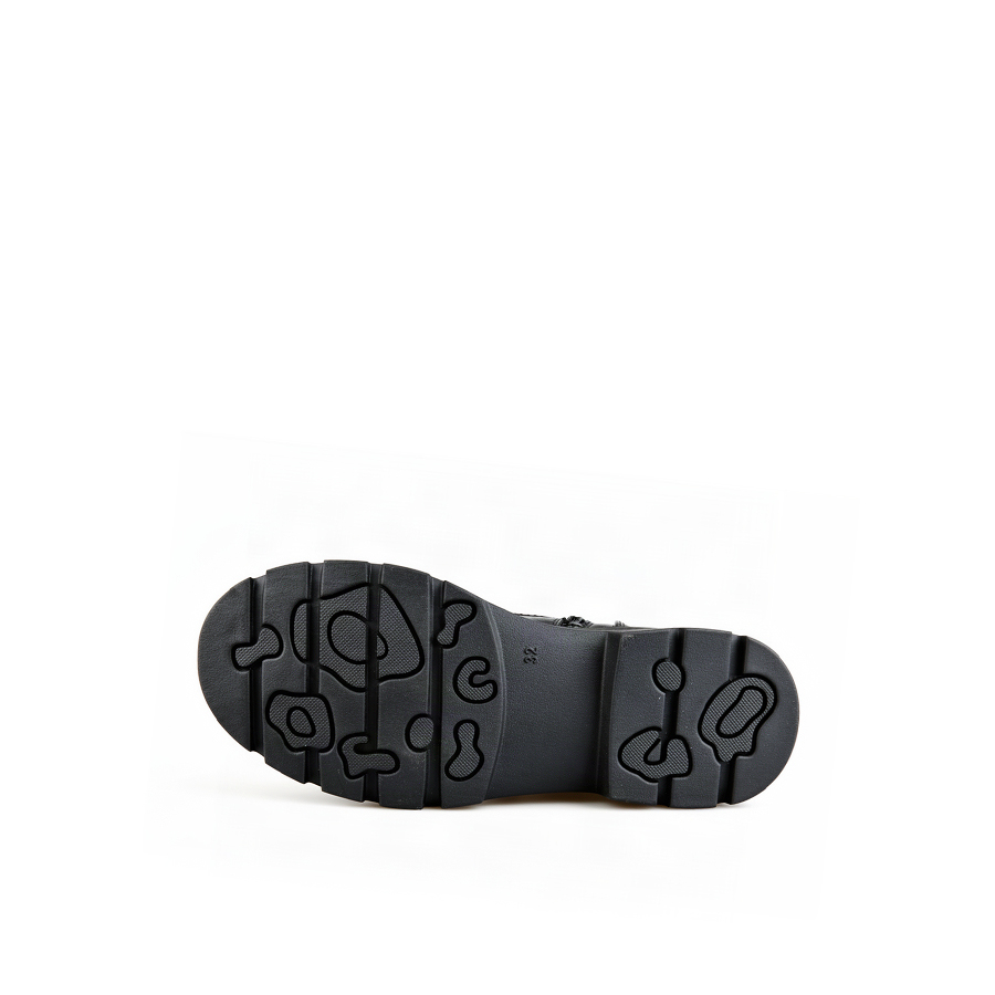 kids boots synthetic leather black 0162538