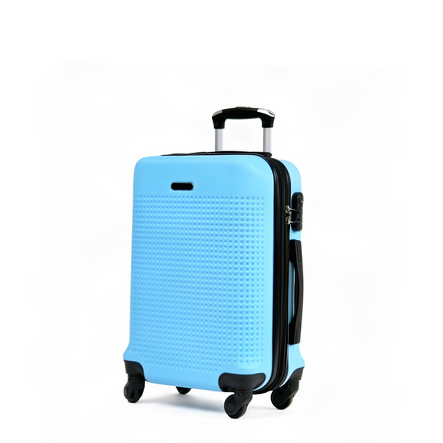 small suitcase ABS plastic blue 0163693