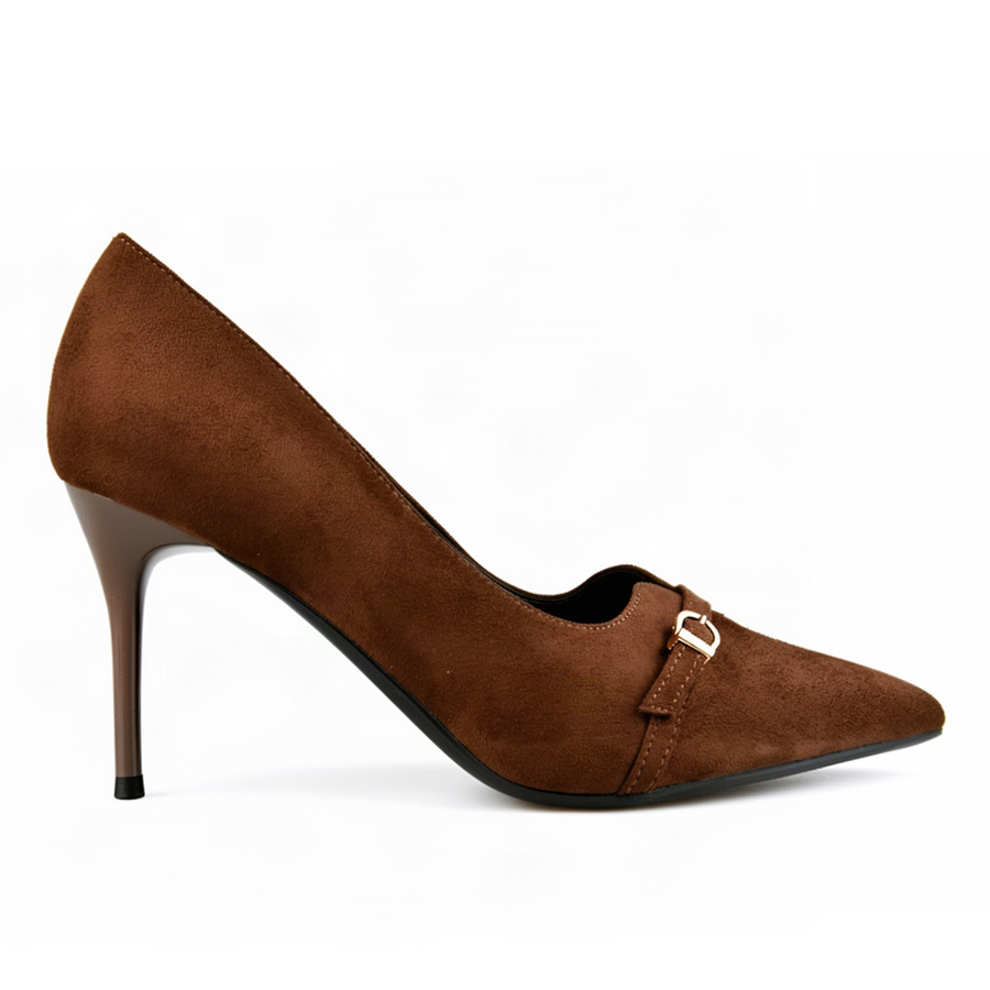 pantofi damă textil maro 0163016