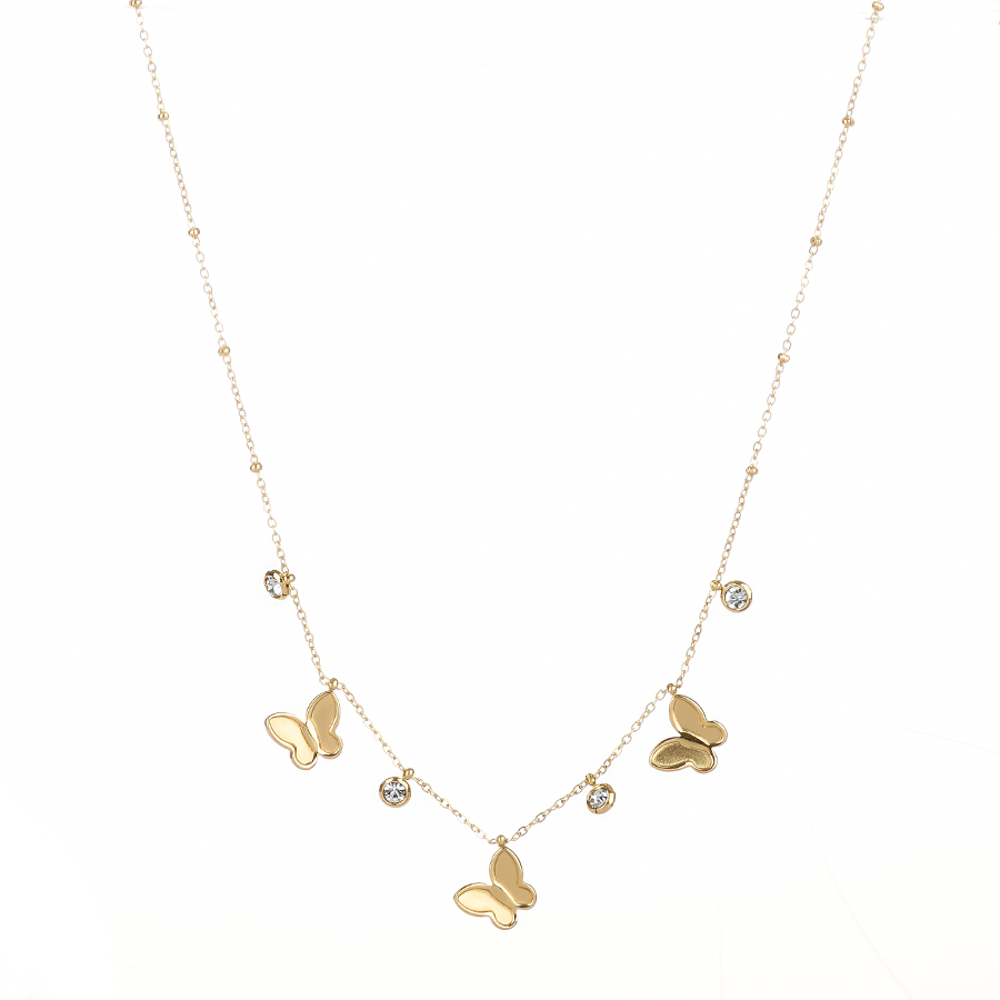 lady's necklace steel gold 0164774