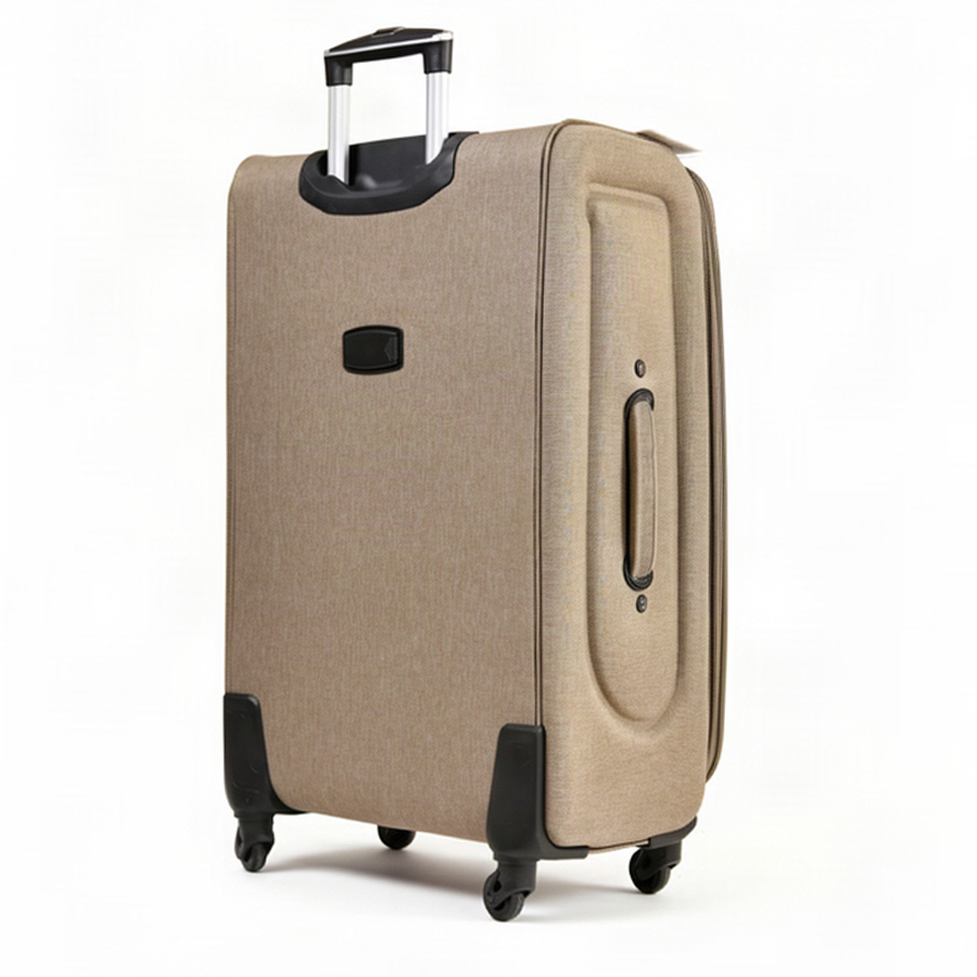 big suitcase textile beige 0163707
