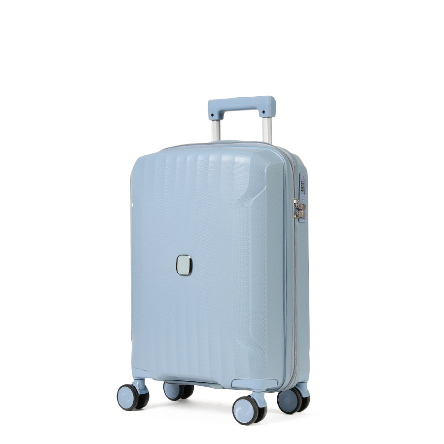 small suitcase polypropylene light blue 0161424