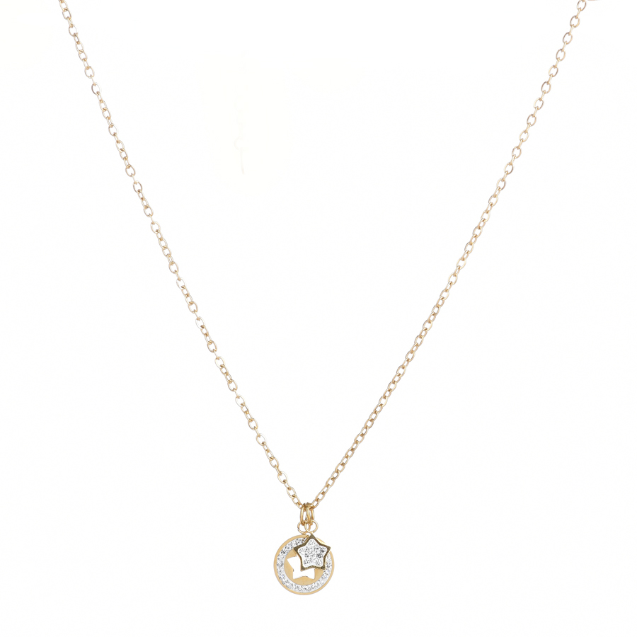 lady's necklace steel gold 0164781