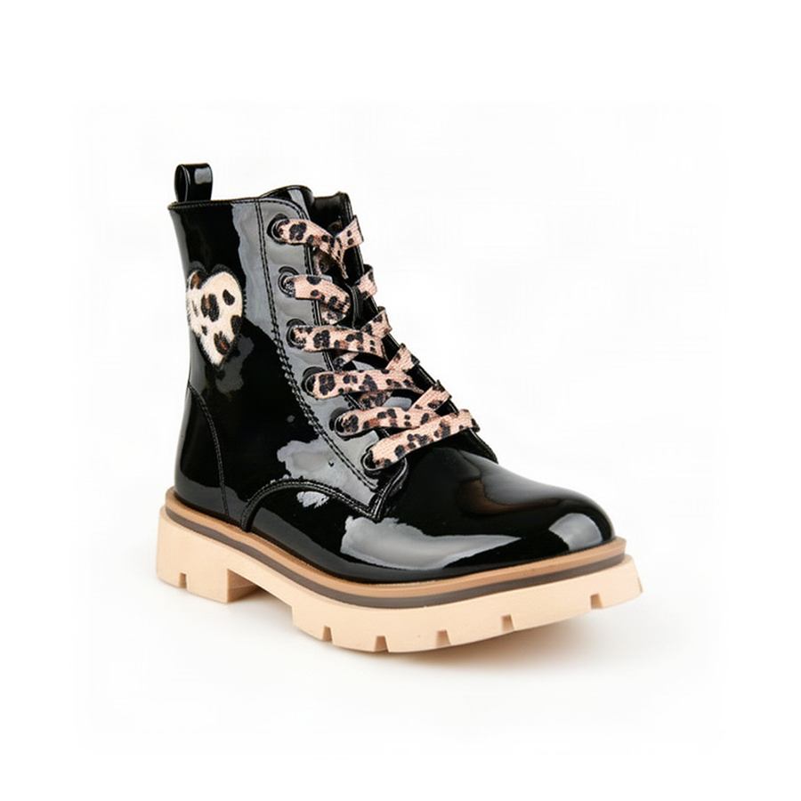 kids boots synthetic leather black 0162544