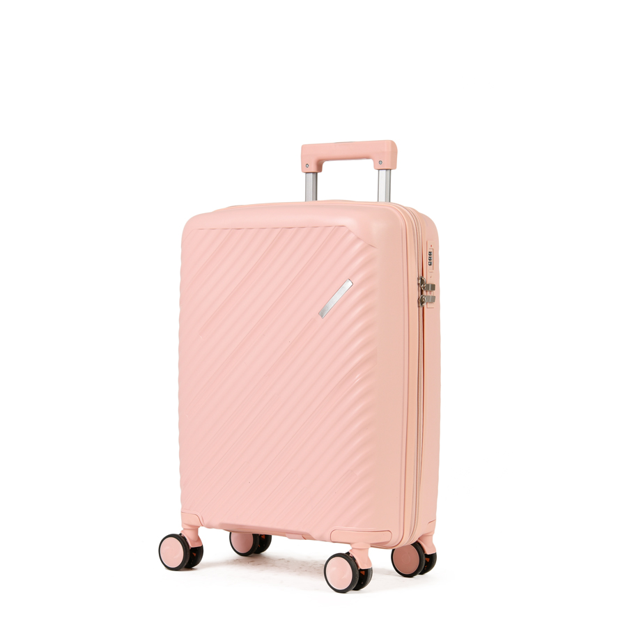 small suitcase polypropylene pink 0161445