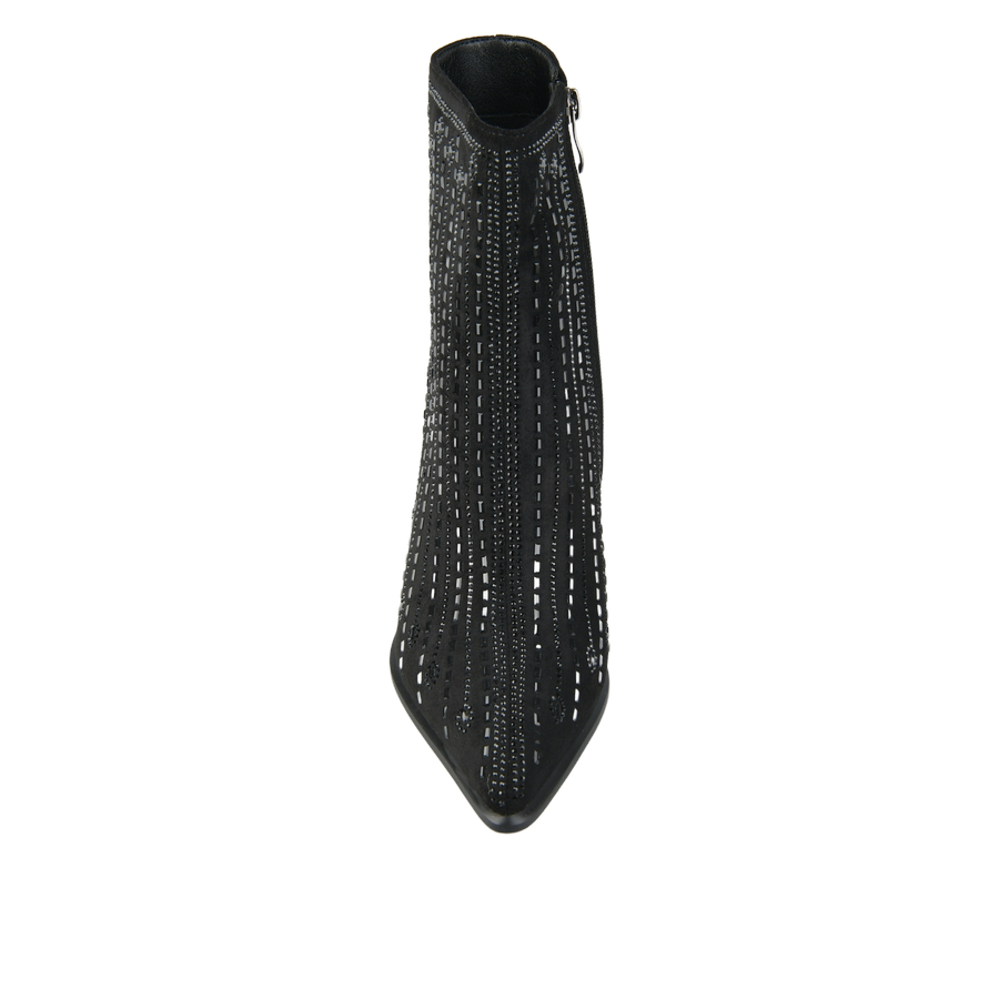 botine damă textil negru 0162058