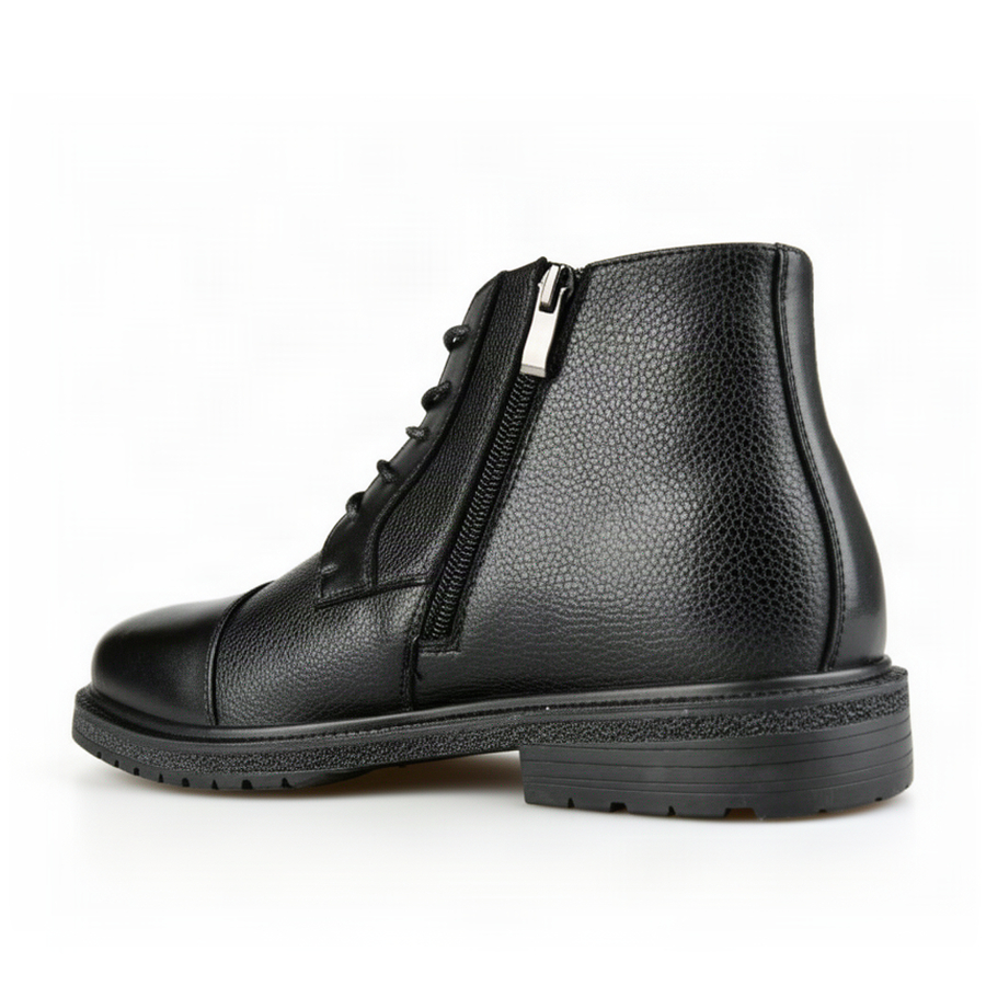 botine bărbați piele naturală negru 0162137