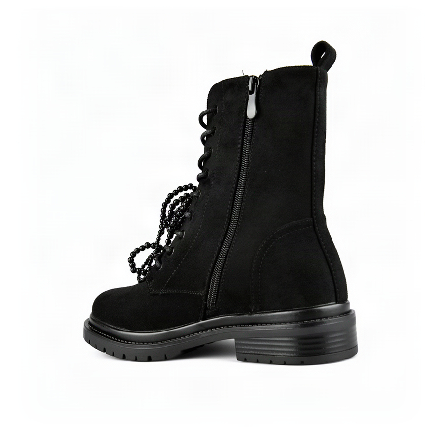 botine damă textil negru 0162790
