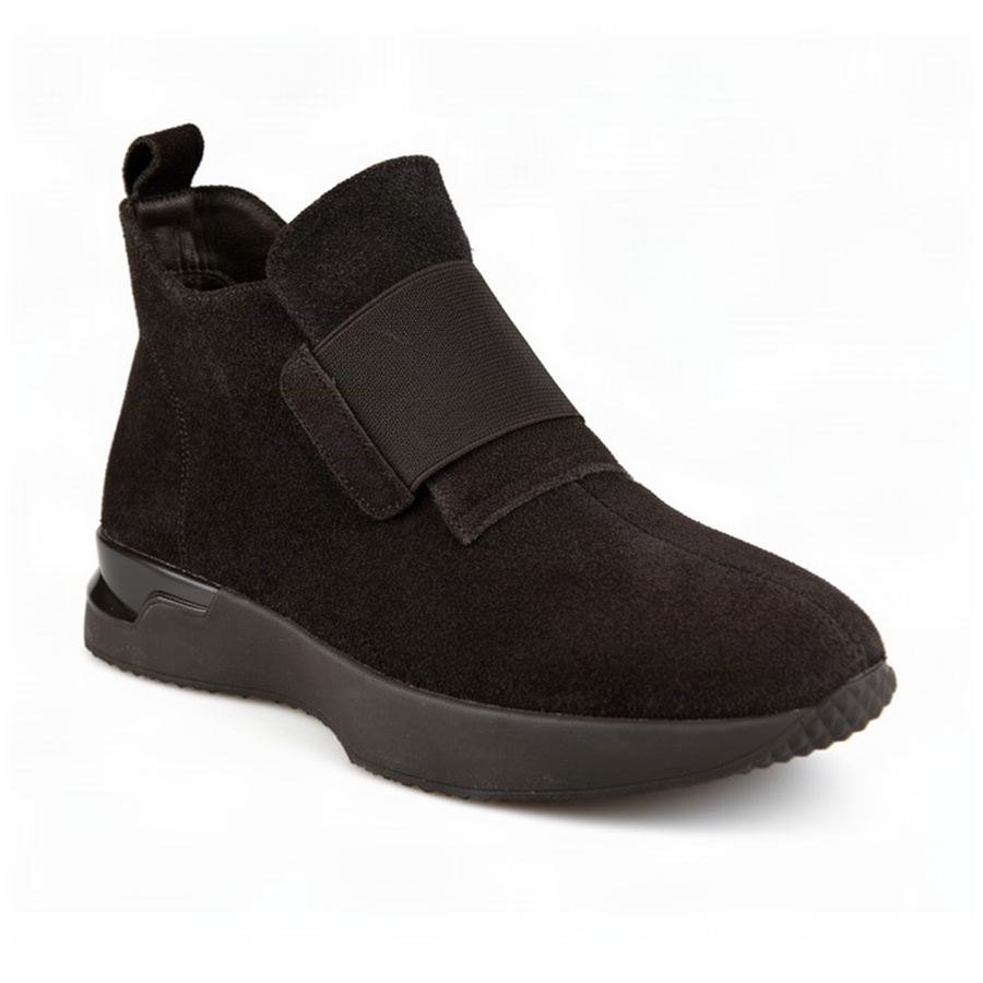botine damă piele naturală maro închis 0162877