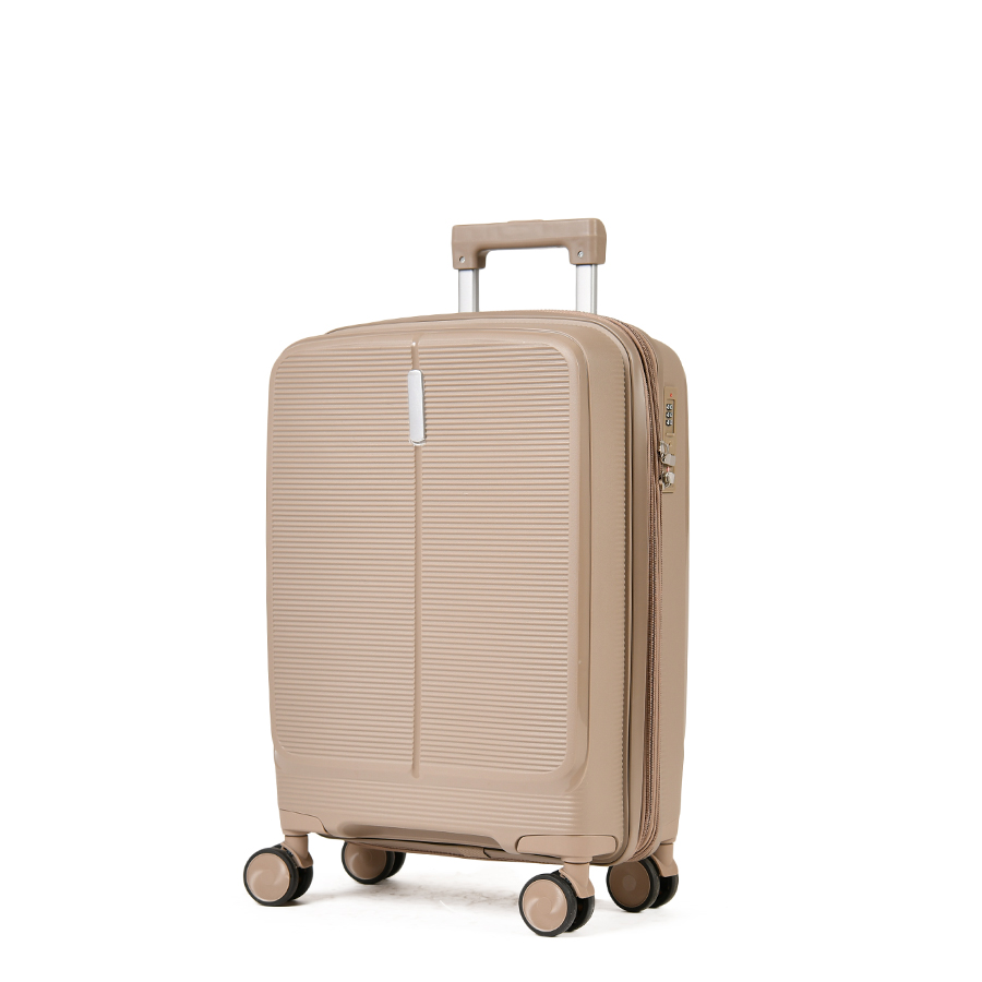 small suitcase polypropylene light brown 0161415