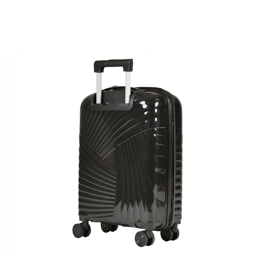 small suitcase polypropylene black 0161601