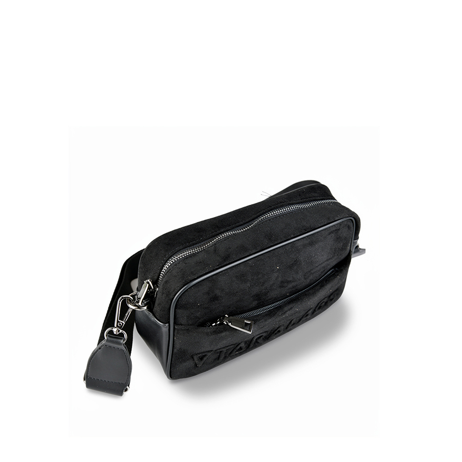 geantă damă textil/piele ecologică negru 0163102