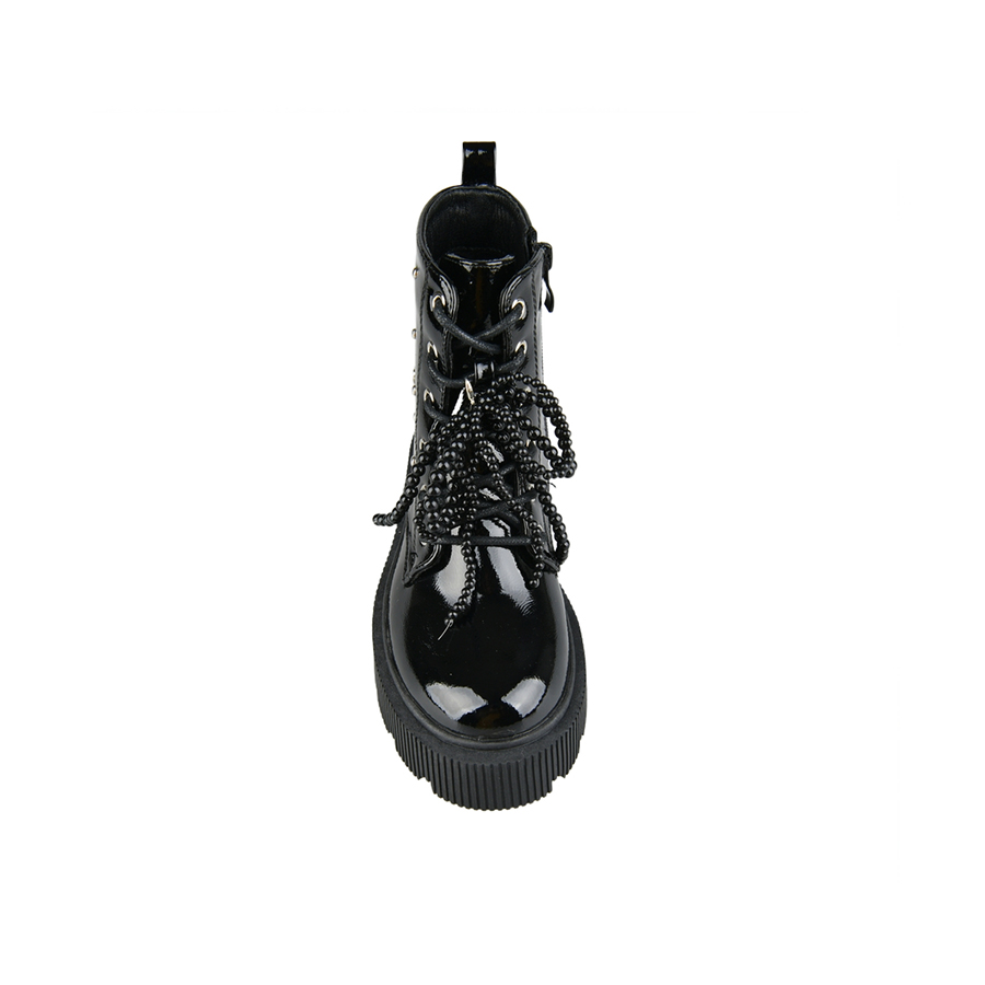 kids boots synthetic leather black 0162548