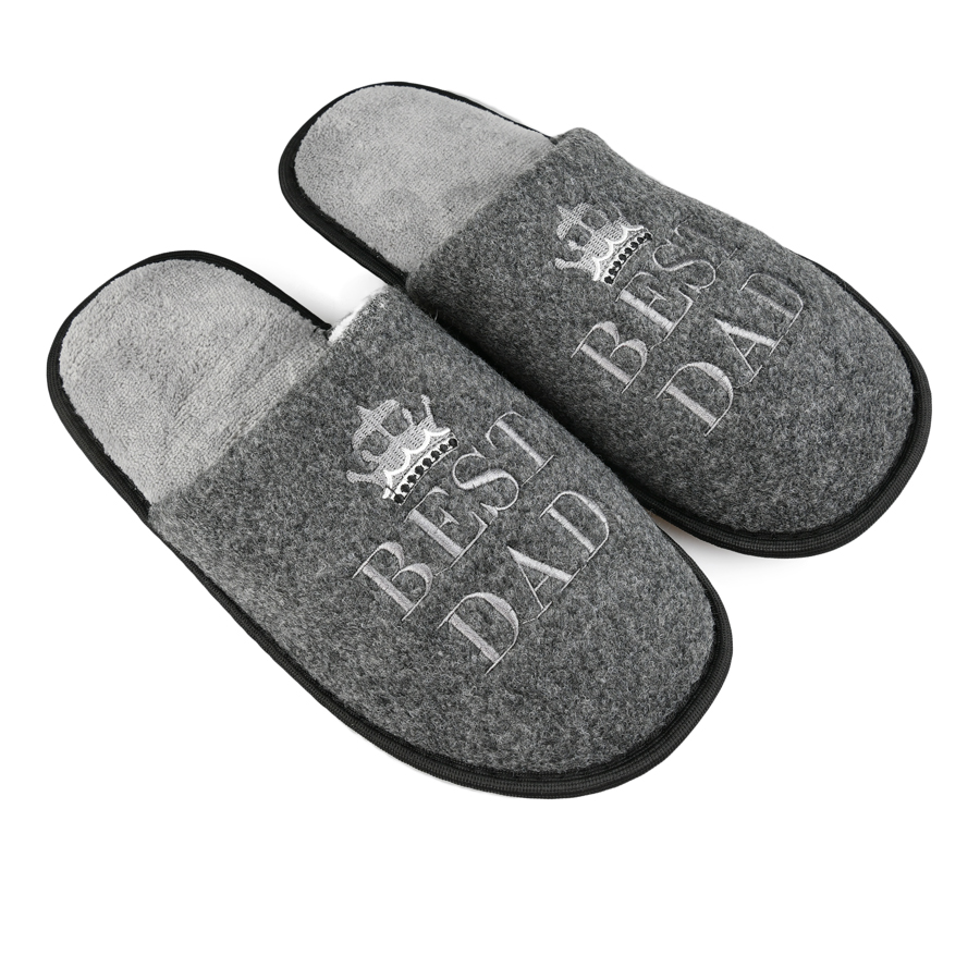 men's slippers textiles grey 0162075