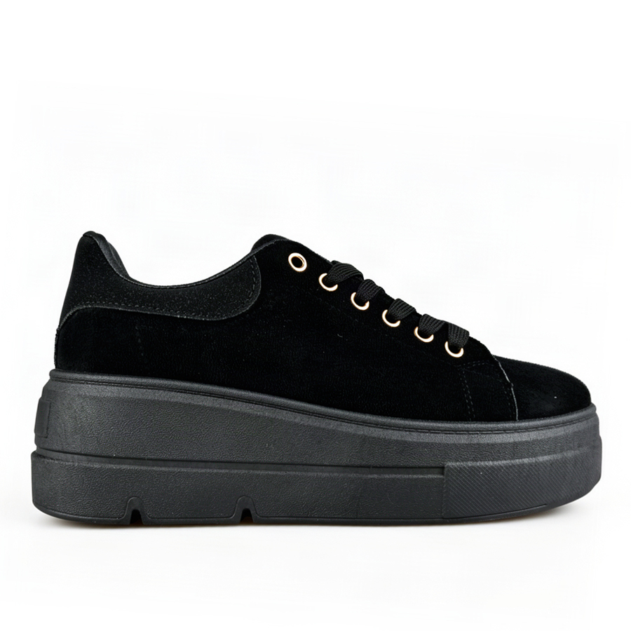 adidași damă piele ecologică/textil negru 0163312