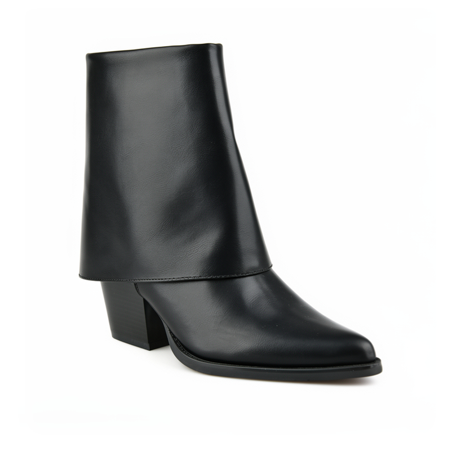 botine damă piele ecologică negru 0162827