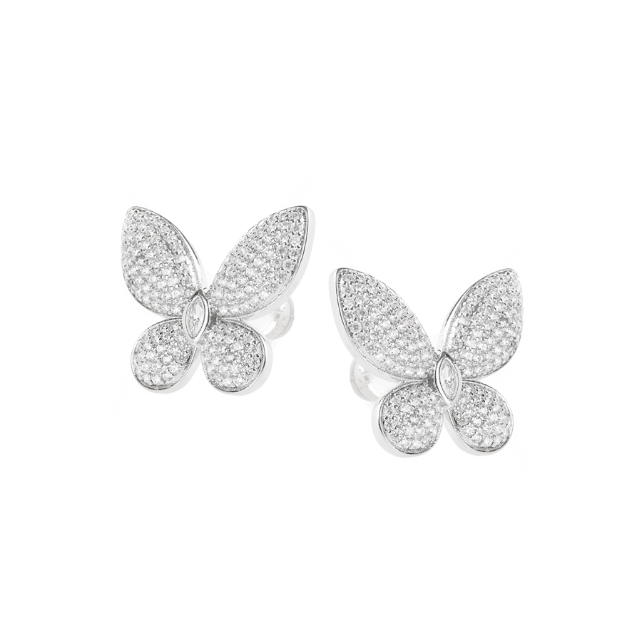 set colier și cercei damă cupru argintiu 0165170