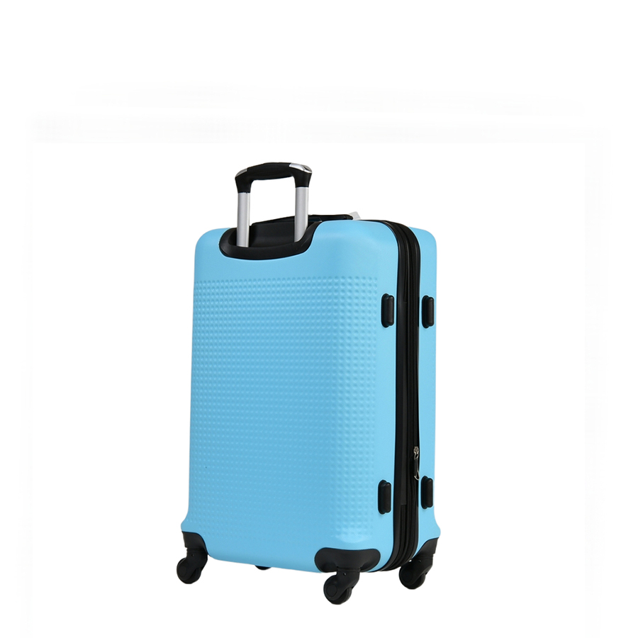 small suitcase ABS plastic blue 0163693