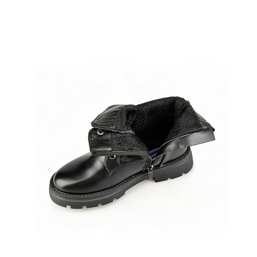 kids boots synthetic leather black 0162538