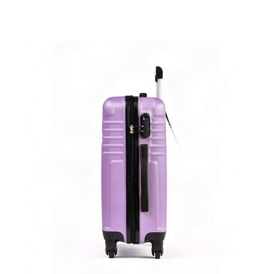 small suitcase ABS plastic purple 0163678