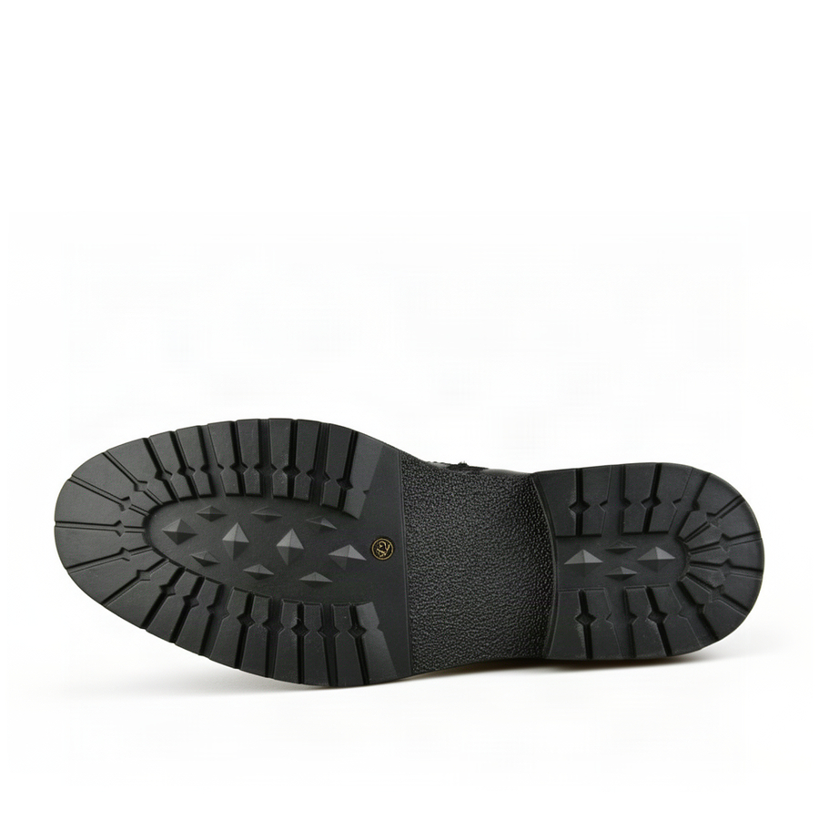 botine bărbați piele naturală negru 0162138