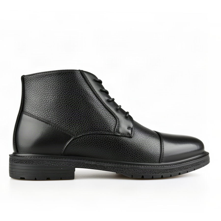 botine bărbați piele naturală negru 0162137