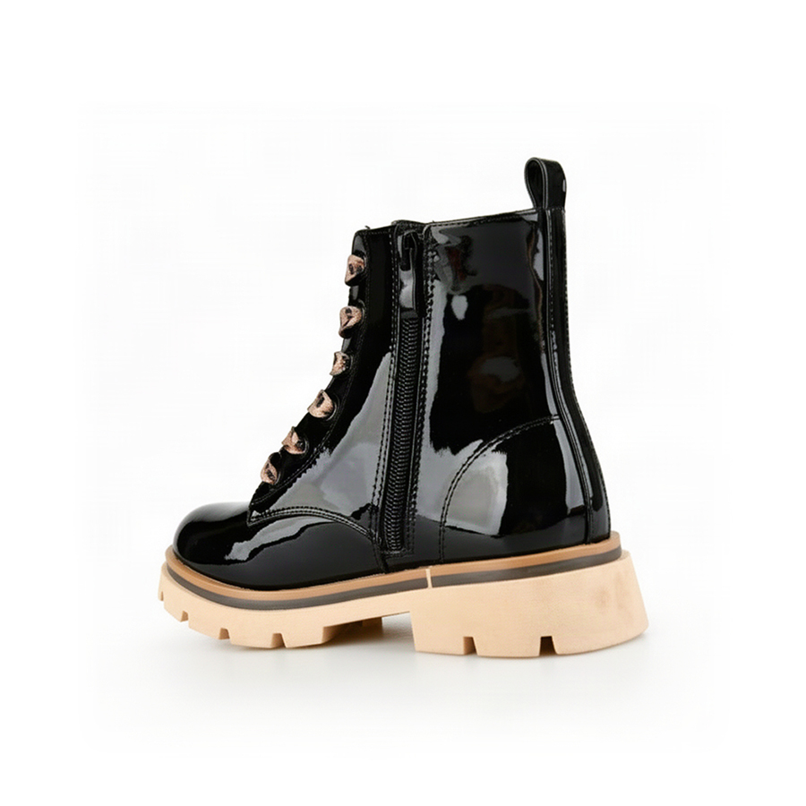 kids boots synthetic leather black 0162544