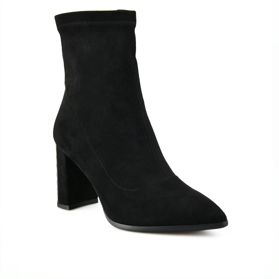 botine damă textil negru 0162062