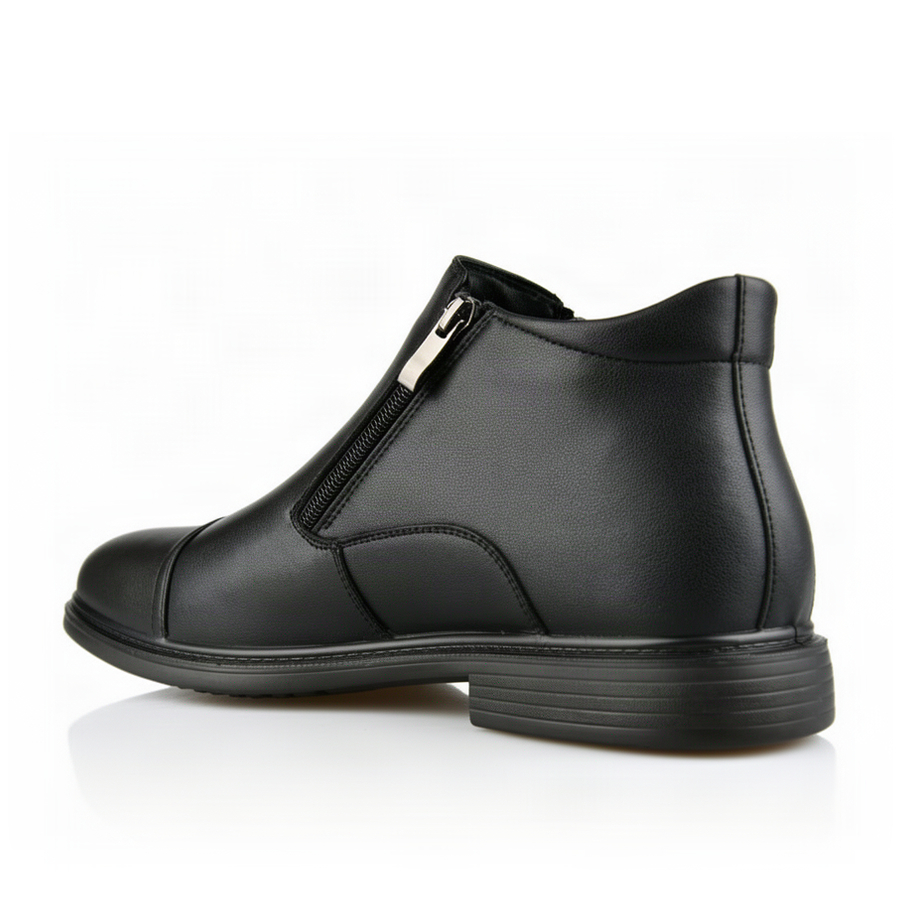 botine bărbați piele naturală negru 0162773