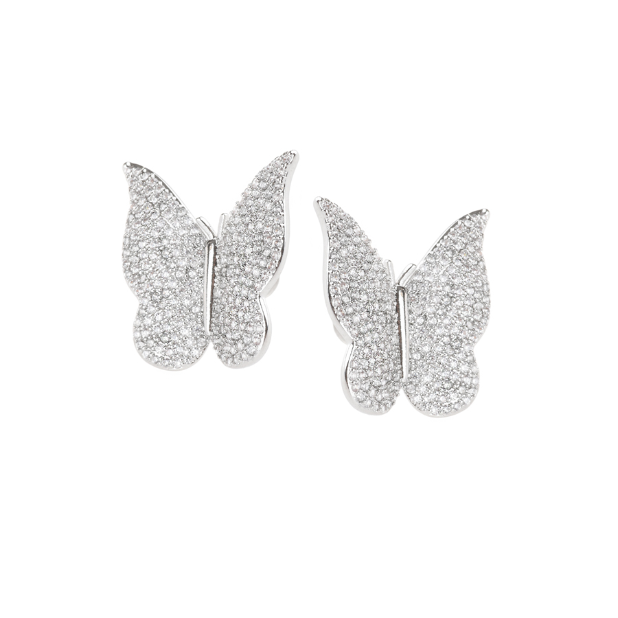 set colier și cercei damă cupru argintiu 0165179