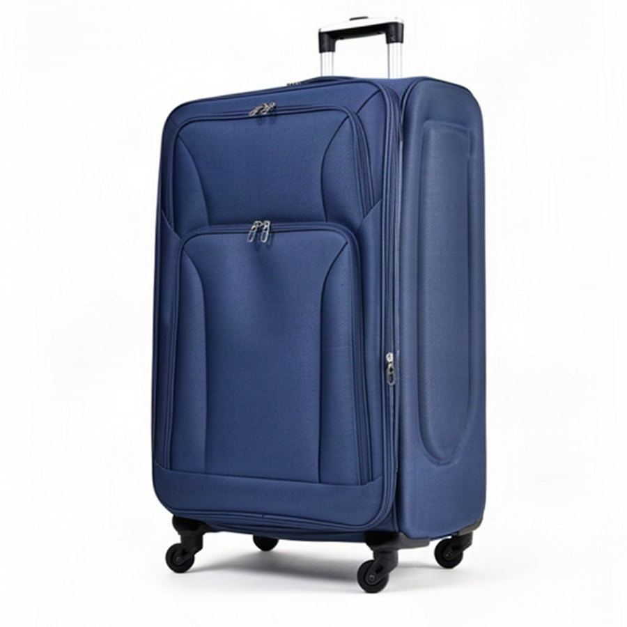 big suitcase textile tŭmno sin dark blue 0163719