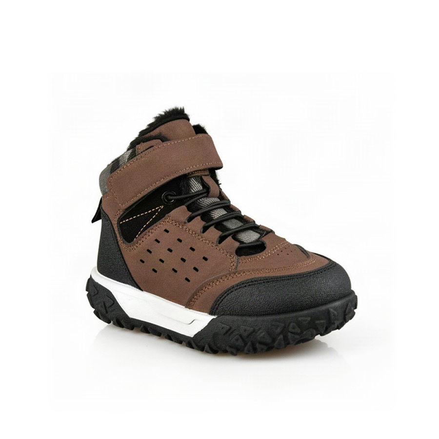 kids boots eco leather/textile brown 0163389