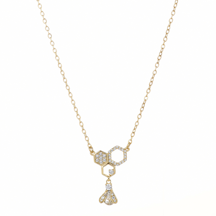 lady's necklace brass gold 0164834