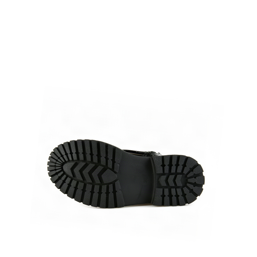 kids boots synthetic leather black 0162552