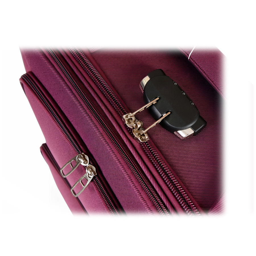 medium suitcase textile bordeaux 0163721