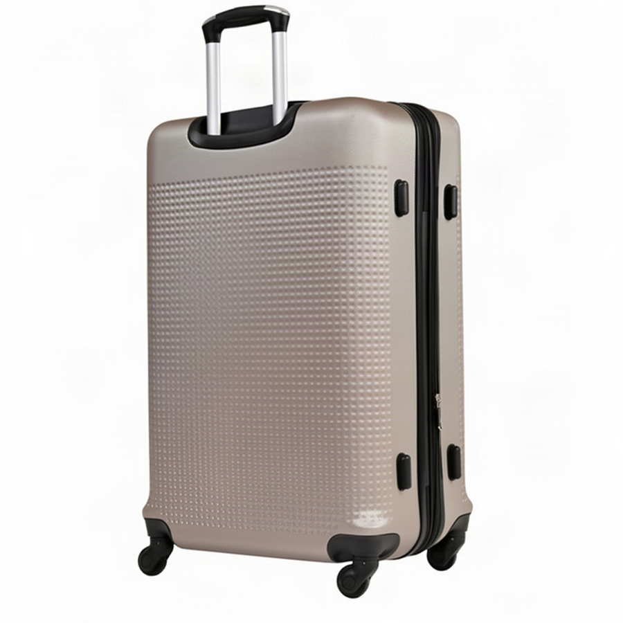 big suitcase ABS plastic beige 0163698
