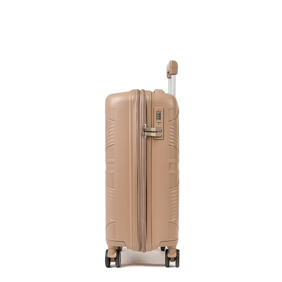 small suitcase polypropylene light brown 0161439