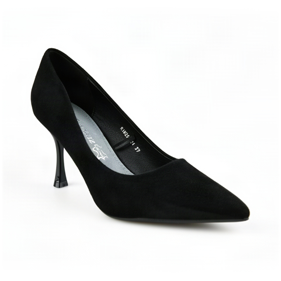 pantofi damă textil negru 0163028