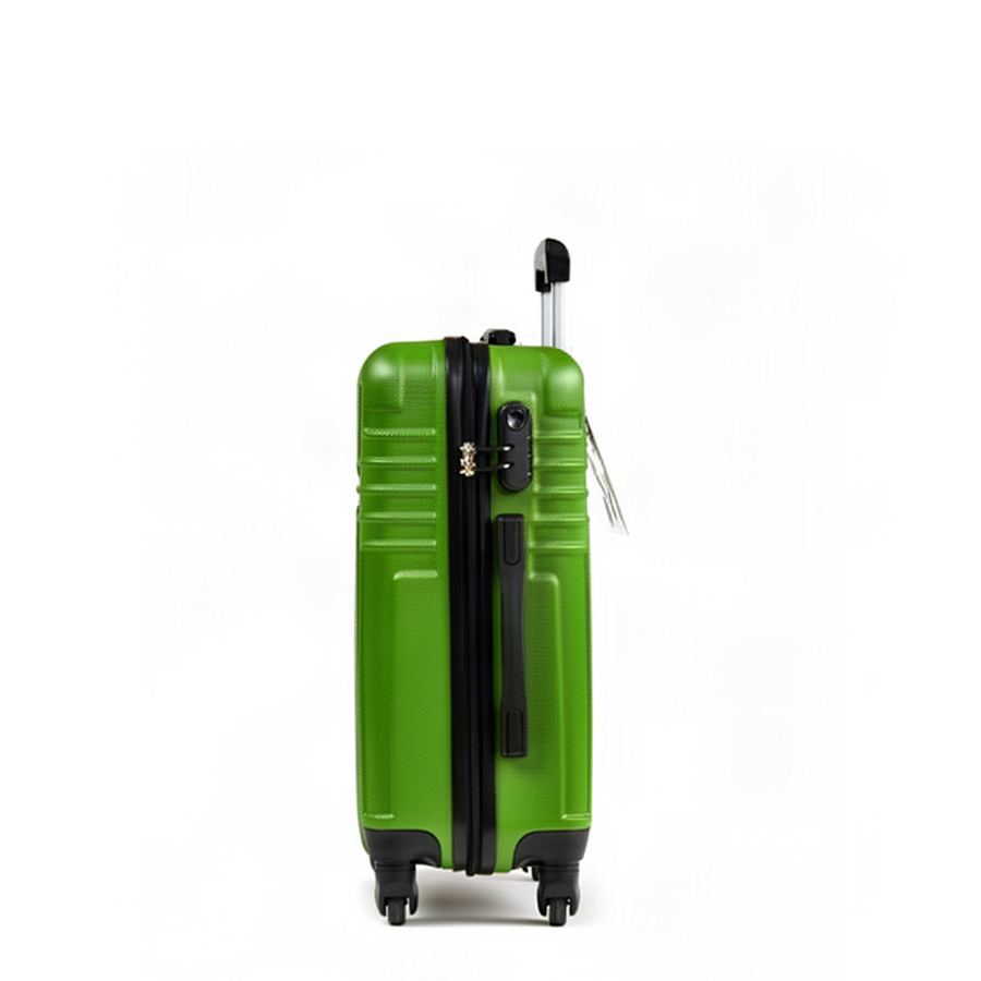 small suitcase ABS plastic dark green 0163675