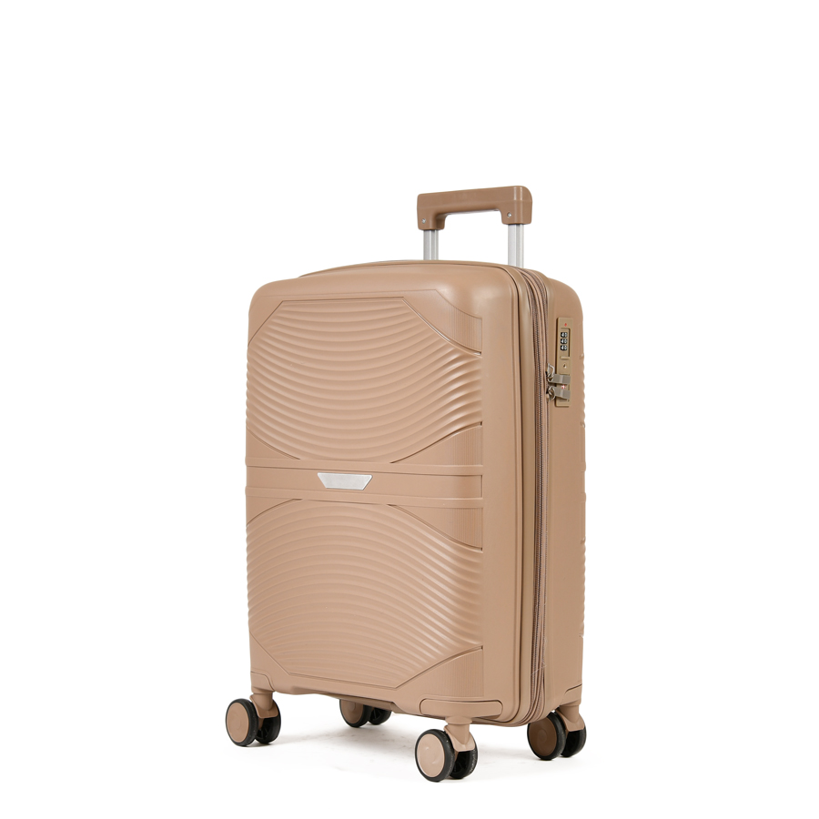 small suitcase polypropylene light brown 0161439