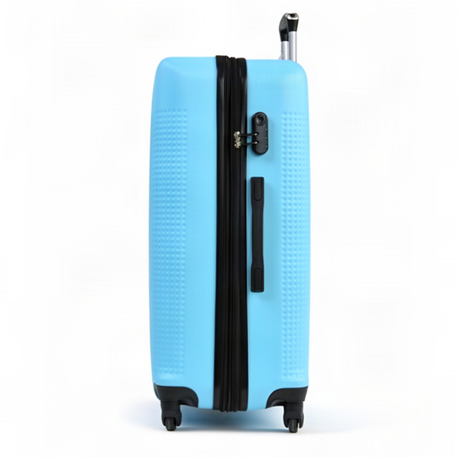 big suitcase ABS plastic blue 0163695