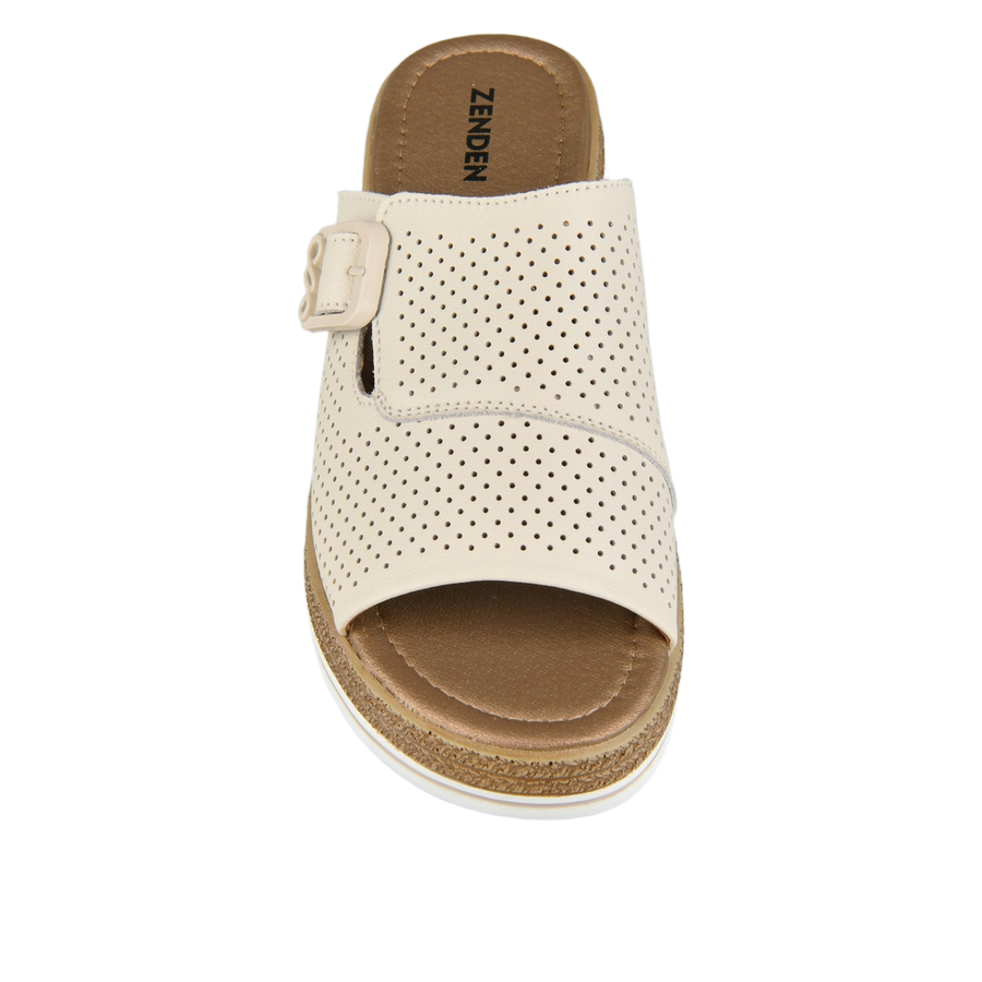 papuci damă piele naturală bej 0163744